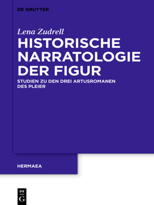 cover image of Historische Narratologie der Figur